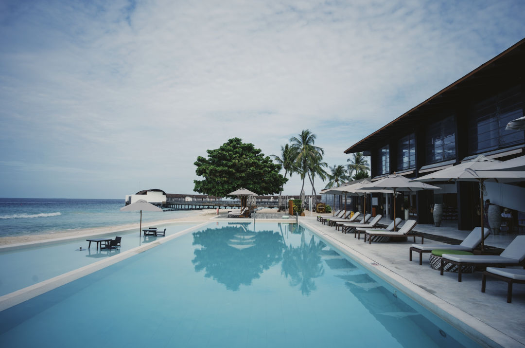 Rainy season on a tropical island