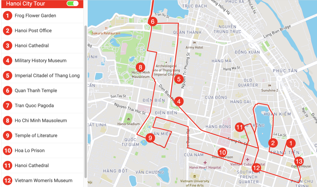 Suitcase with travel essentials