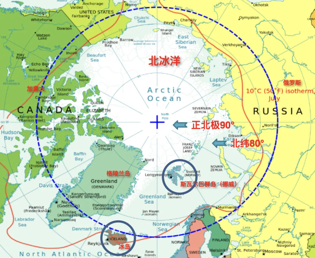 Arctic midnight sun